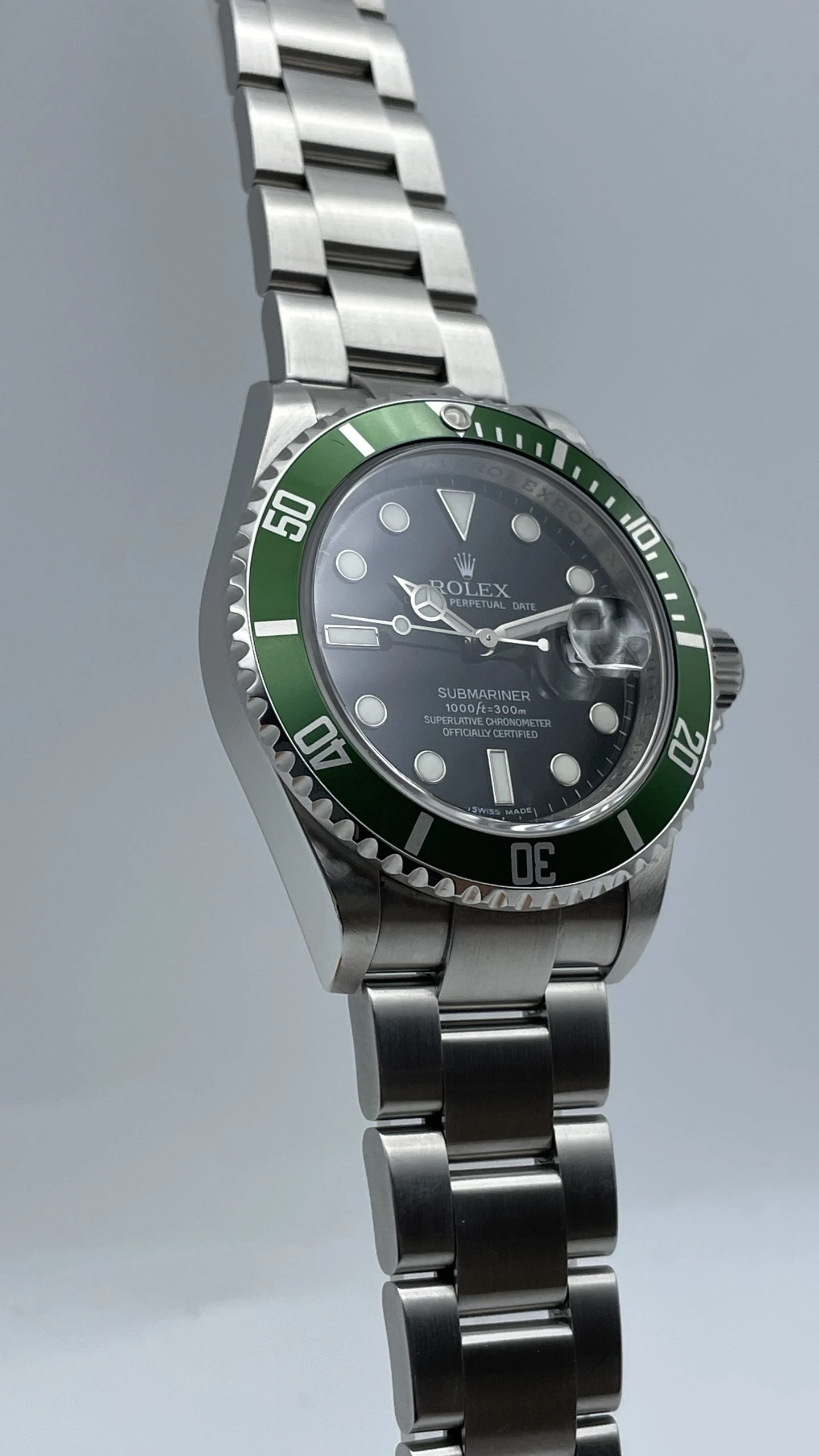 Rolex Submariner Date Ref.16610lv RRR Kermit 40mm - 2010 - immagine 4