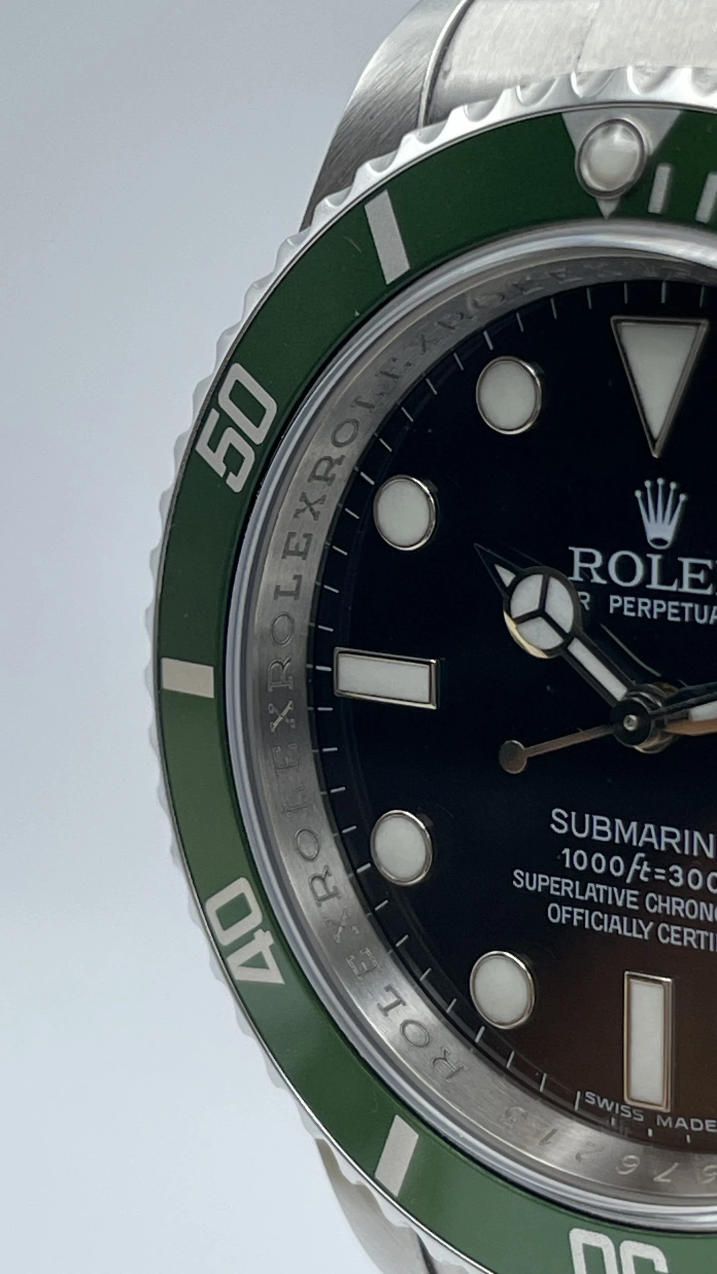 Rolex Submariner Date Ref.16610lv RRR Kermit 40mm - 2010 - immagine 7