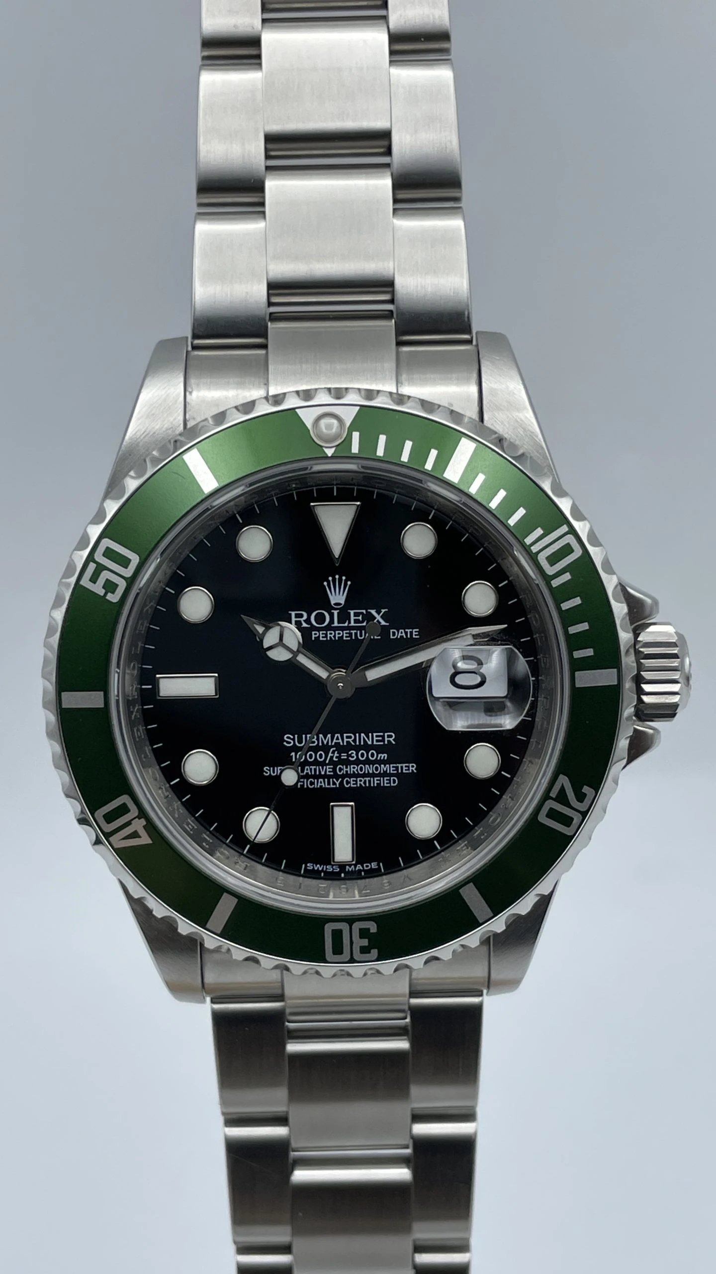Rolex Submariner Date Ref.16610lv RRR Kermit 40mm - 2010