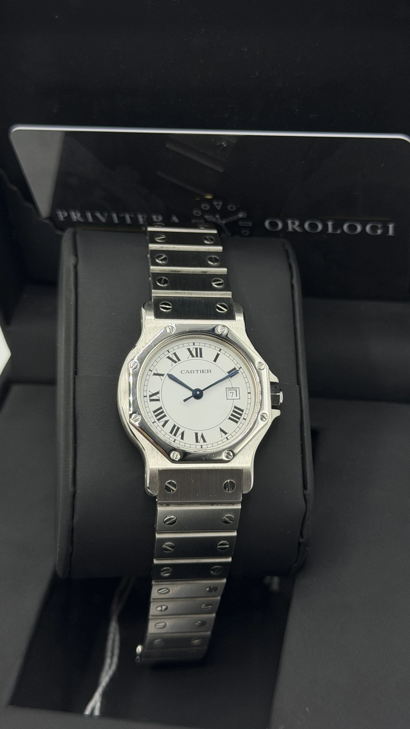 Cartier Santos Octagon Ref.2965 Automatic 30mm - 1995 - immagine 8