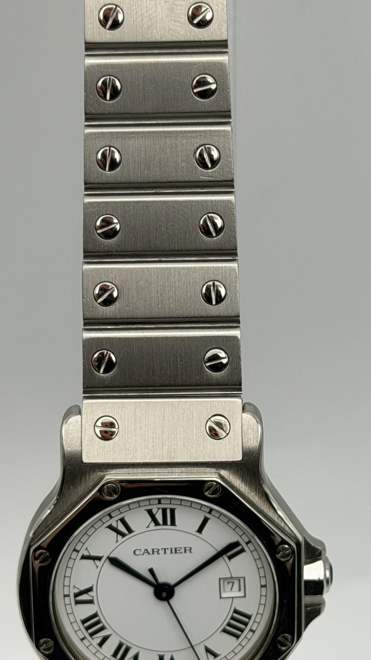 Cartier Santos Octagon Ref.2965 Automatic 30mm - 1995 - immagine 2
