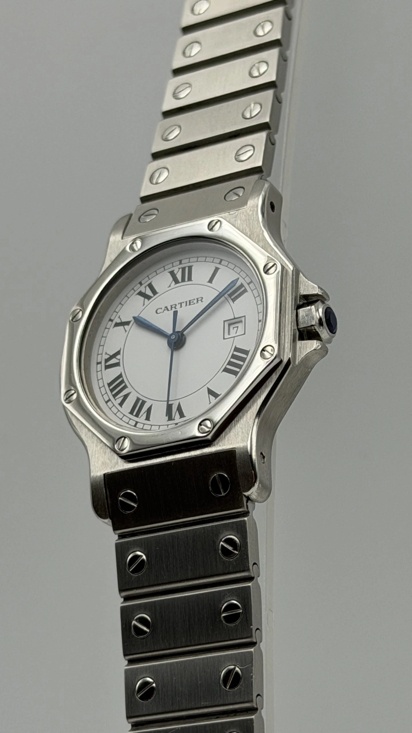 Cartier Santos Octagon Ref.2965 Automatic 30mm - 1995 - immagine 3
