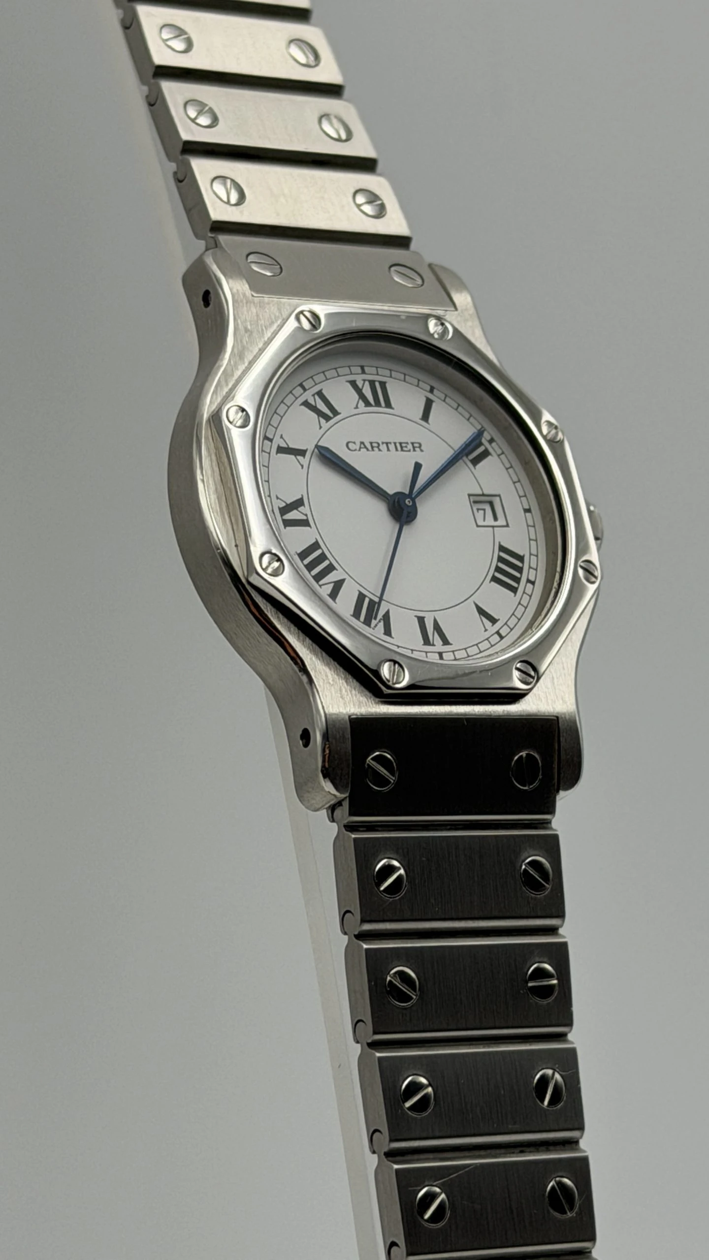 Cartier Santos Octagon Ref.2965 Automatic 30mm - 1995 - immagine 4
